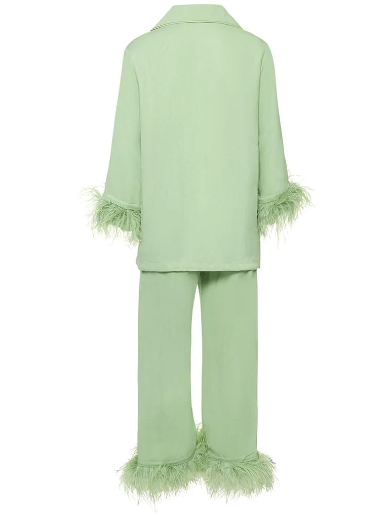 商品Sleeper|Party Viscose Pajama Set W/feathers,价格¥1541,第4张图片详细描述