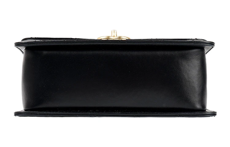 商品[国内直发] Chanel|香奈儿 19Bag 24C/21B 双金珠小金球链条肩带 牛皮 口盖包信封包单肩斜挎包 迷你 女款 黑色,价格¥51601,第5张图片详细描述
