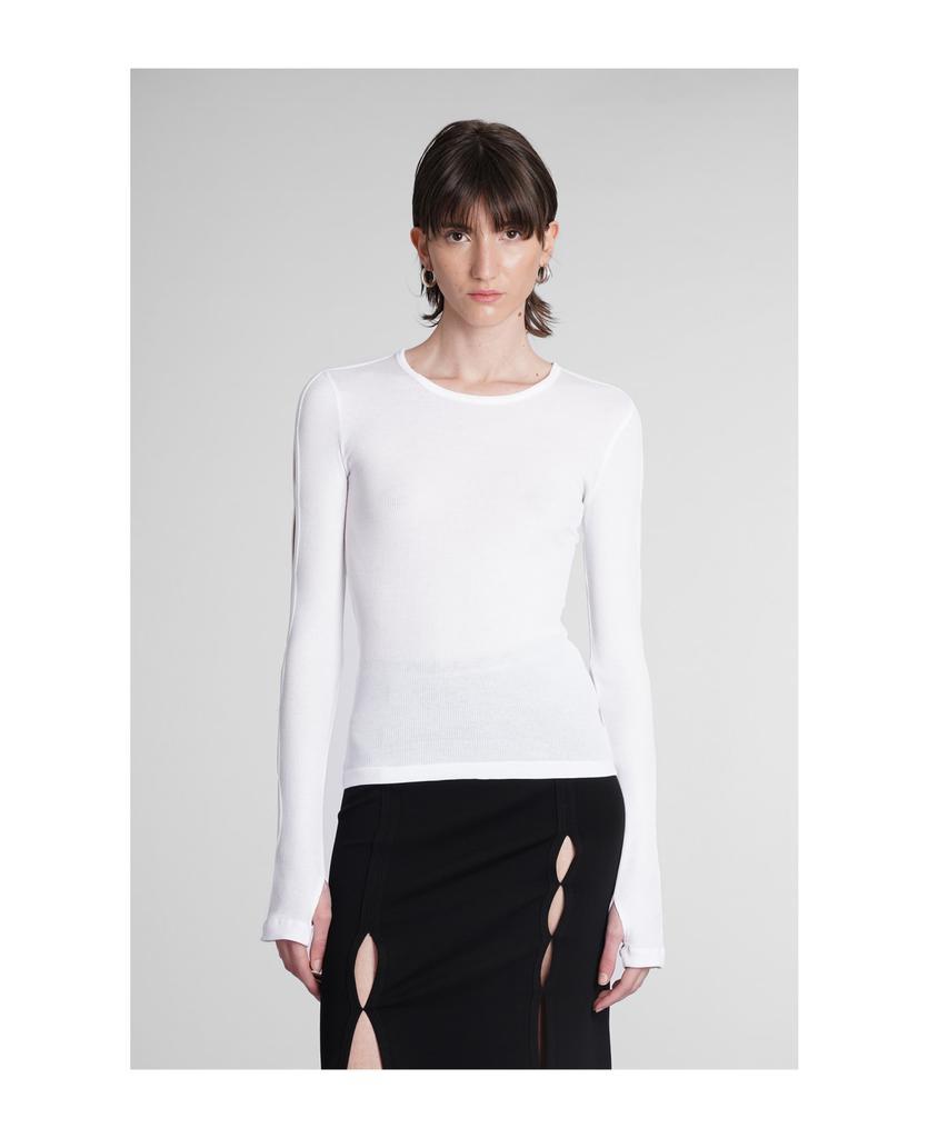 商品Helmut Lang|Knitwear In White Cotton,价格¥1414,第1张图片