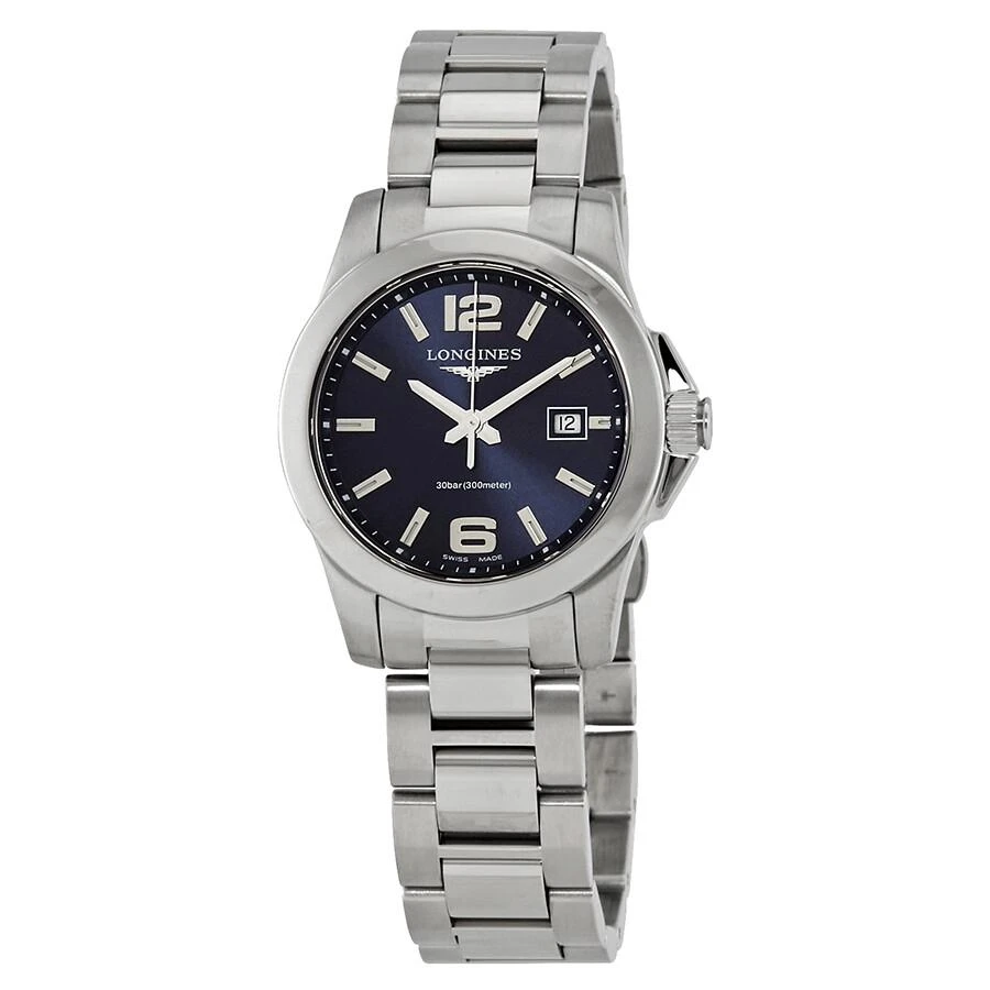 商品Longines|Longines Conquest Sunray Blue Dial Ladies Watch L3.376.4.96.6,价格¥4480,第1张图片