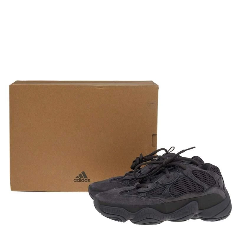 Yeezy x Adidas Grey Suede And Mesh Yeezy 500 Utility Low Top Sneakers Size 37 1/3 商品