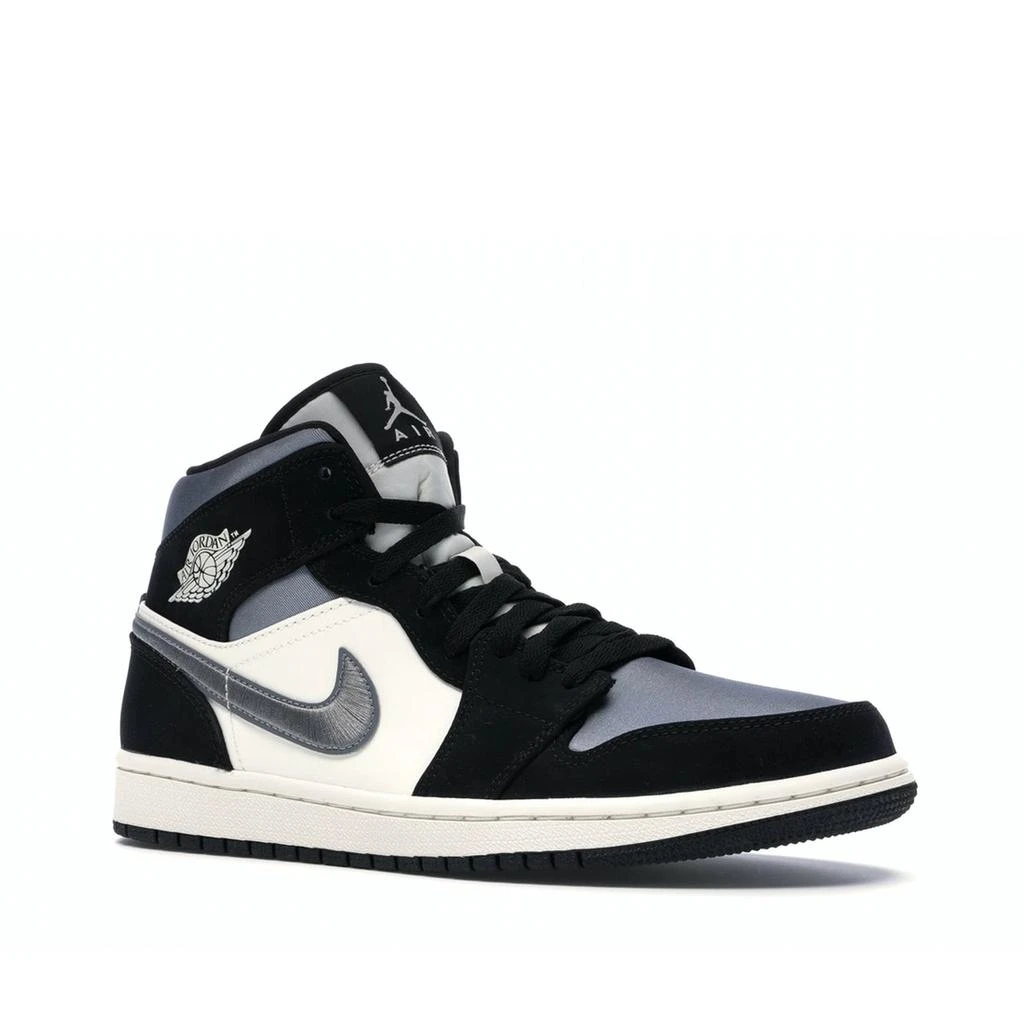 商品Jordan|Air Jordan 1 Mid Satin Grey Toe,价格¥1552,第2张图片详细描述