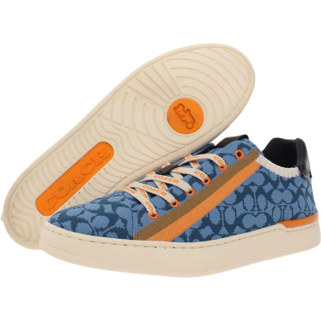 商品Coach|Coach Womens Lowline Sig Knit Knit Logo Casual and Fashion Sneakers,价格¥567,第3张图片详细描述