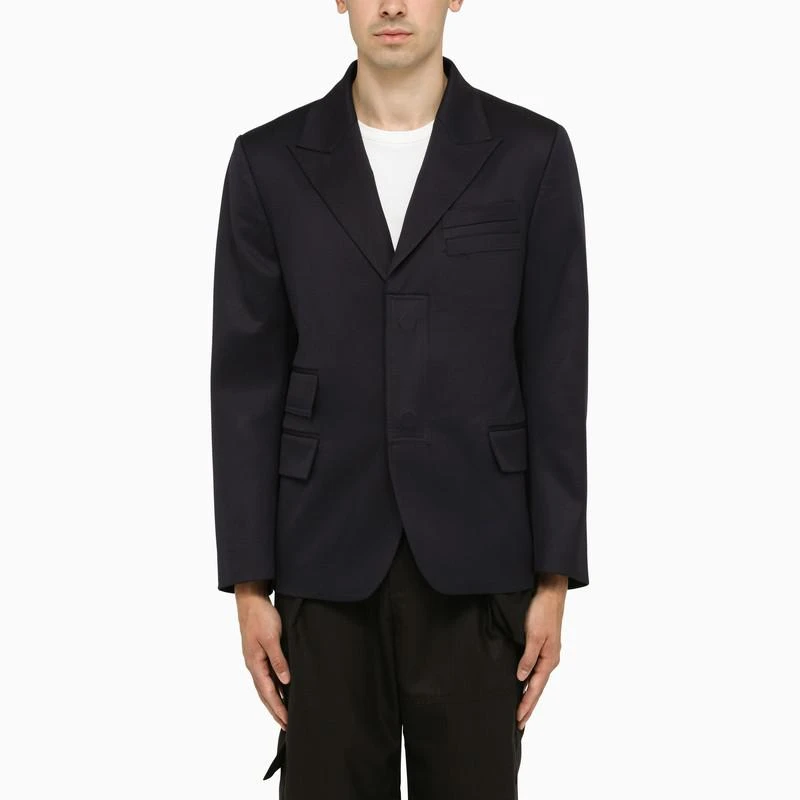 商品ADER error|Single-breasted navy wool jacket,价格¥2128,第1张图片