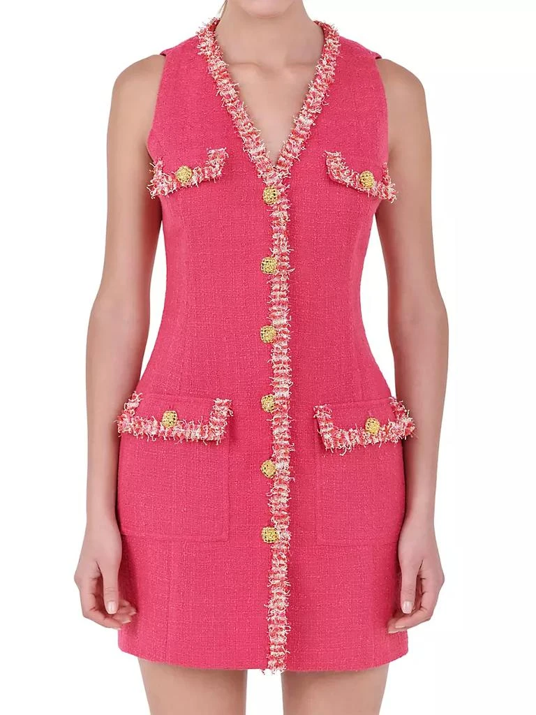 商品Endless Rose|Tweed Trim Sleeveless Dress,价格¥982,第1张图片