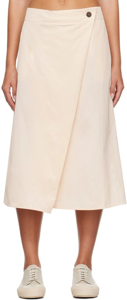 商品Studio Nicholson|Off-White Eyre Midi Skirt,价格¥1067,第1张图片