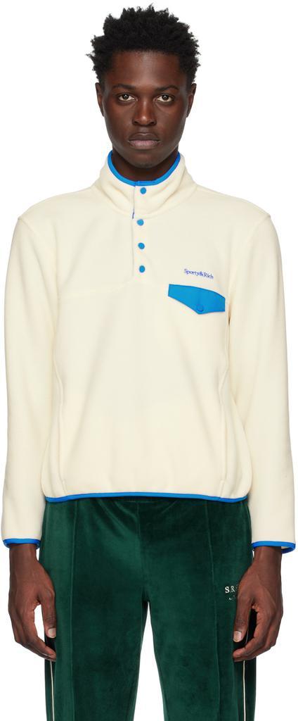 商品Sporty & Rich|Off-White Serif Sweatshirt,价格¥1472,第1张图片