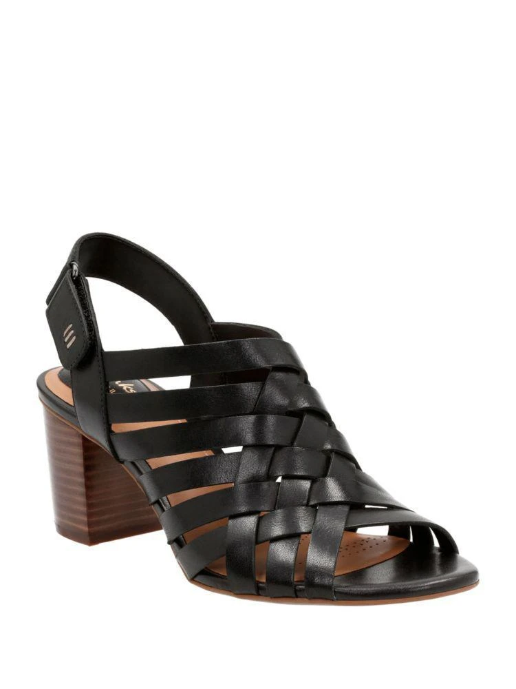 商品Clarks|Ralene Luster Leather Sandals,价格¥414,第2张图片详细描述