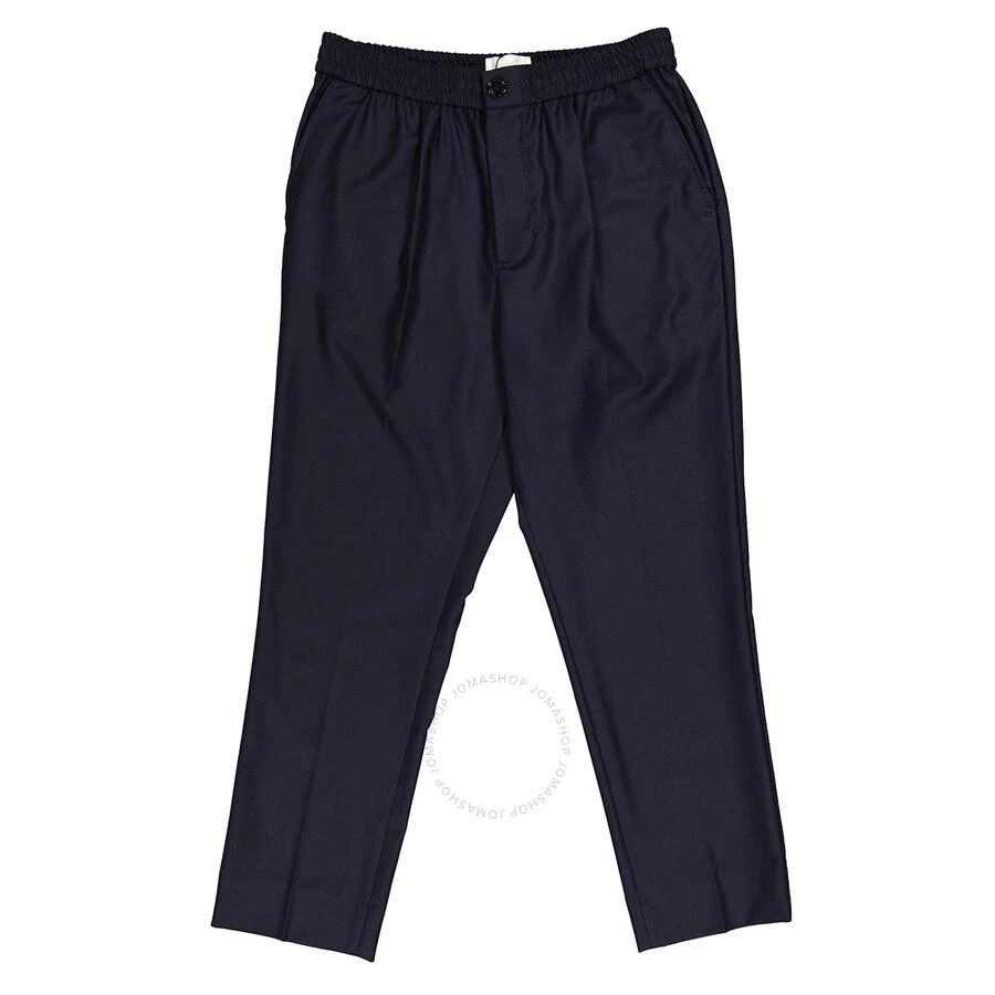 商品AMI|Men's Bleu Nuit Elasticated Waist Trousers,价格¥497,第1张图片