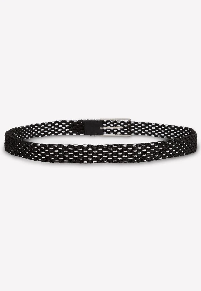 商品Bottega Veneta|Rectangular Buckle Macramé Belt,价格¥2283,第2张图片详细描述