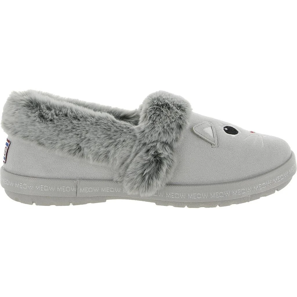商品SKECHERS|BOBS From Skechers Womens Meow Pajamas Faux Fur Slip On Casual Shoes,价格¥179,第3张图片详细描述