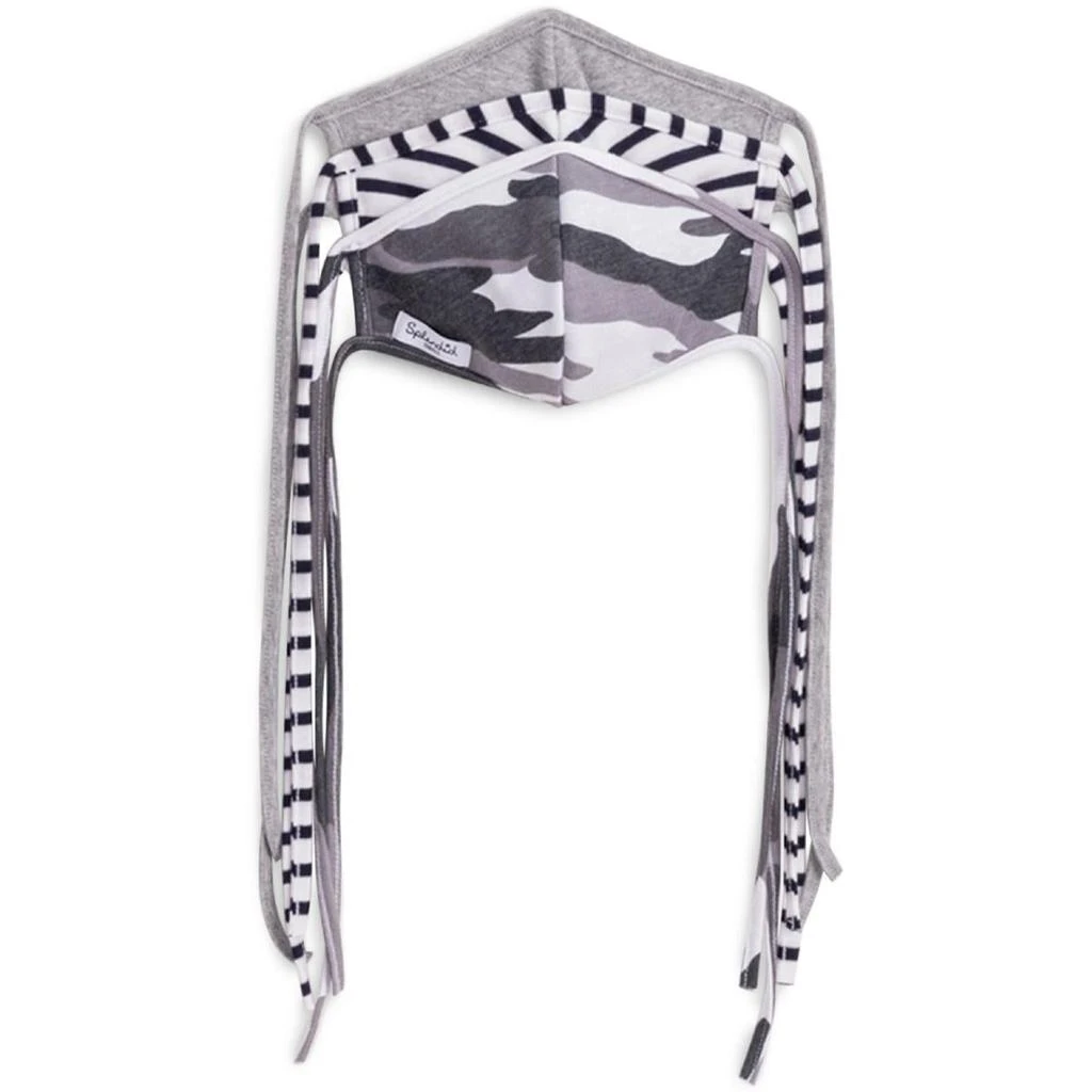 商品Splendid|Splendid Womens 3PK Tie Closure Face Mask,价格¥23,第1张图片