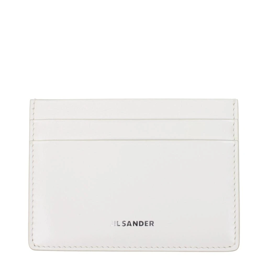 商品Jil Sander|Jil Sander White Leather Cardholders,价格¥1203,第1张图片