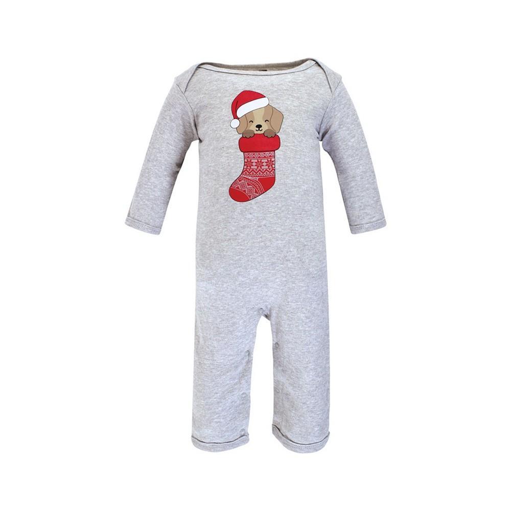 商品Hudson|Baby Girls and Boys Christmas Cotton Coveralls, Pack of 3,价格¥167,第5张图片详细描述