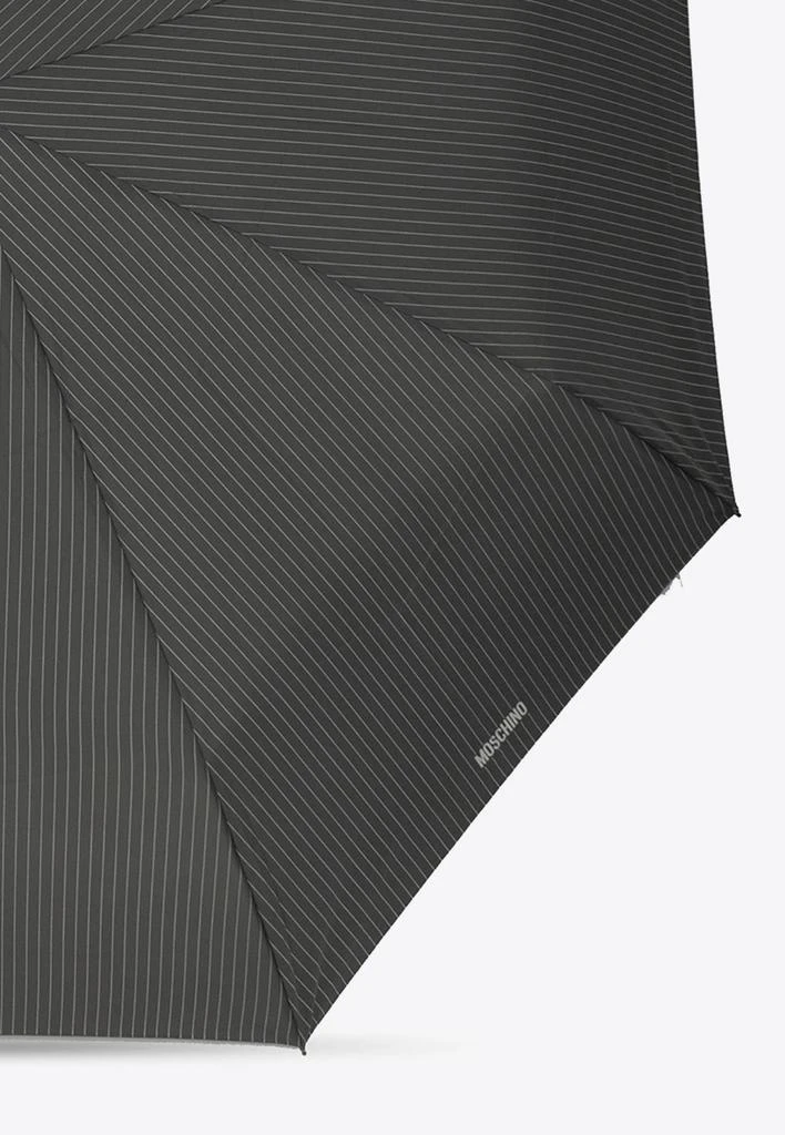 商品Moschino|Pinstriped Folding Umbrella,价格¥546,第4张图片详细描述