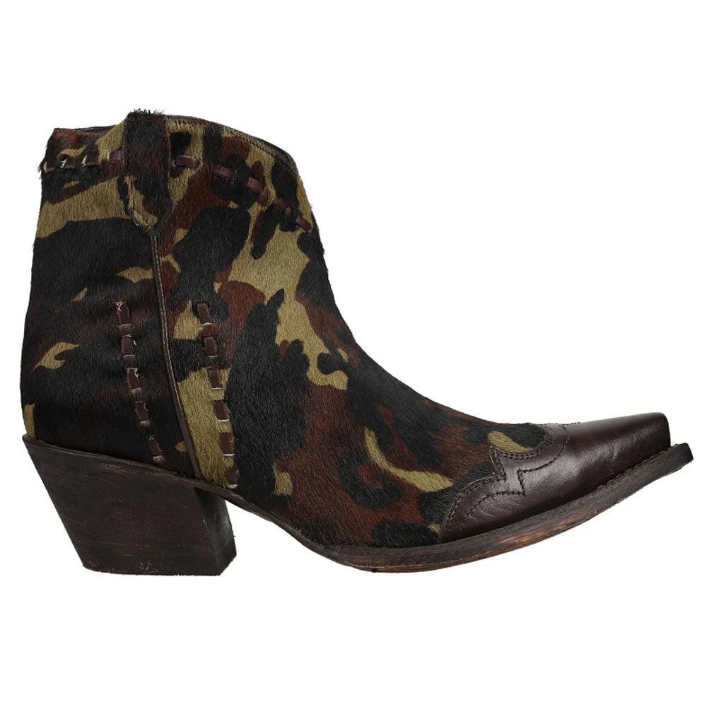 商品Tony Lama|Anahi Camo Snip Toe Cowboy Booties,价格¥753,第1张图片