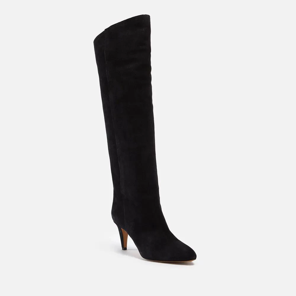商品Isabel Marant|Isabel Marant Lispa Suede Heeled Knee Boots,价格¥4079,第2张图片详细描述