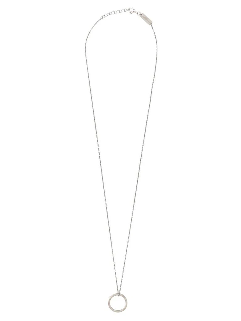 商品MAISON MARGIELA|Maison Margiela Ring-Pendant Detailed Necklace,价格¥3009,第1张图片