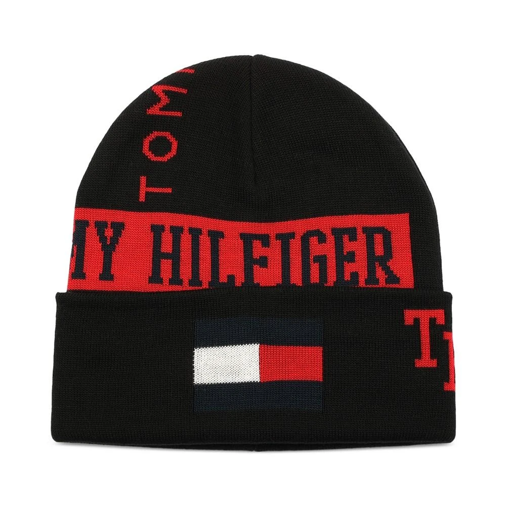 商品Tommy Hilfiger|Men's Logo Graphic Cuffed Hat,价格¥209,第1张图片