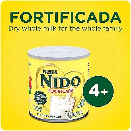 Nestle NIDO Fortificada Dry Whole Milk Powder 4.85 lb. 商品