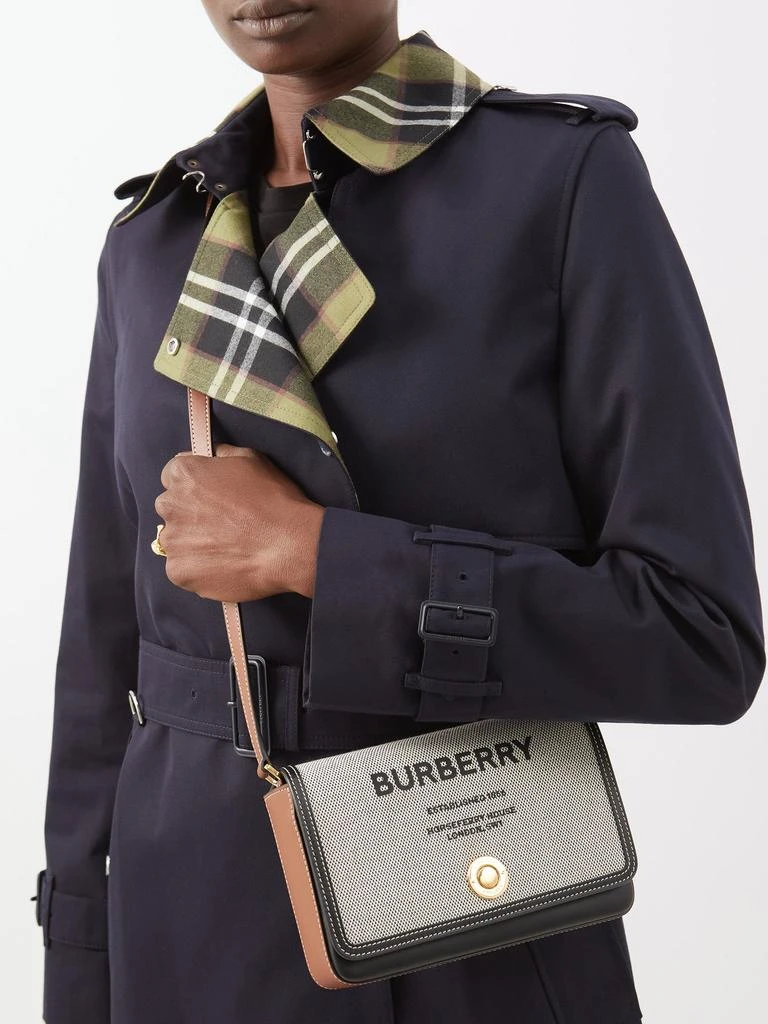 商品Burberry|New Hampshire logo-print canvas cross-body bag,价格¥9225,第2张图片详细描述