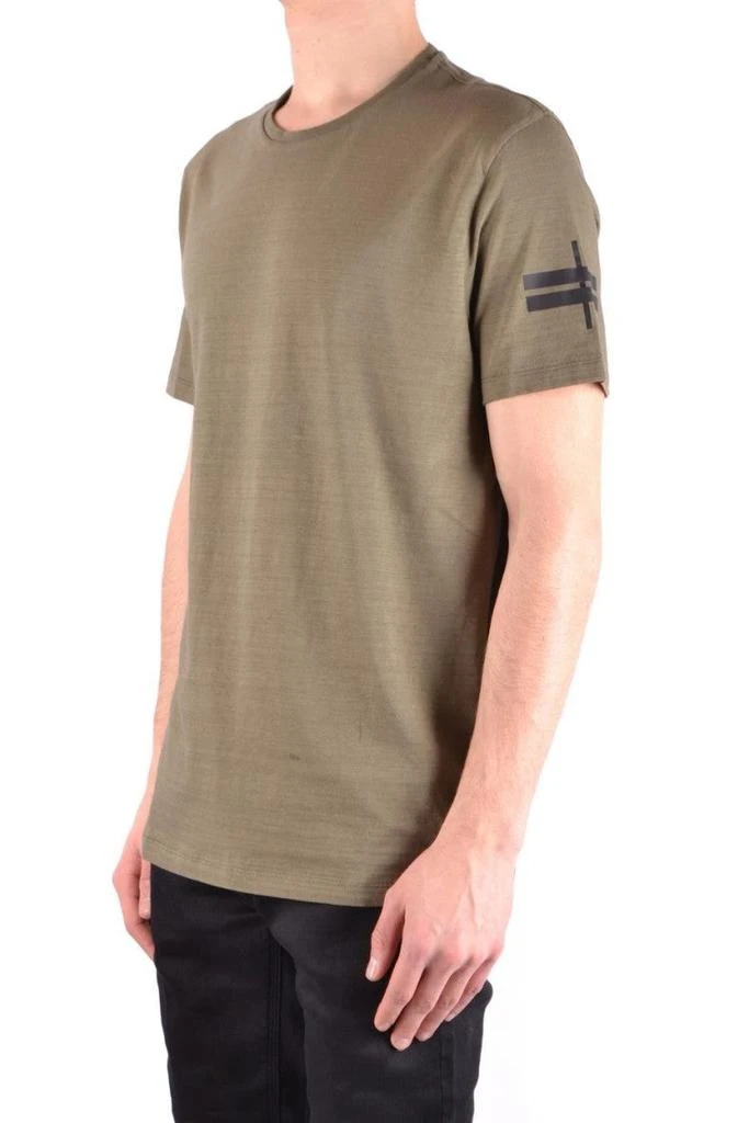 商品Neil Barrett|Olive Green Cotton T-Shirt With Graphic Detail,价格¥2275,第3张图片详细描述