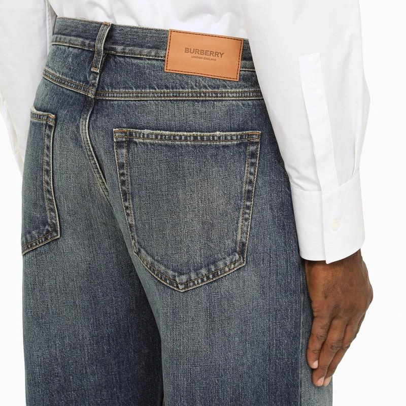 Vintage-effect regular denim jeans 商品