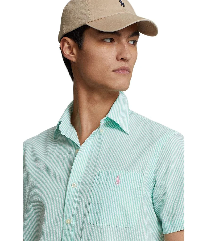 商品Ralph Lauren|Prepster Classic Fit Seersucker Shirt,价格¥569,第3张图片详细描述