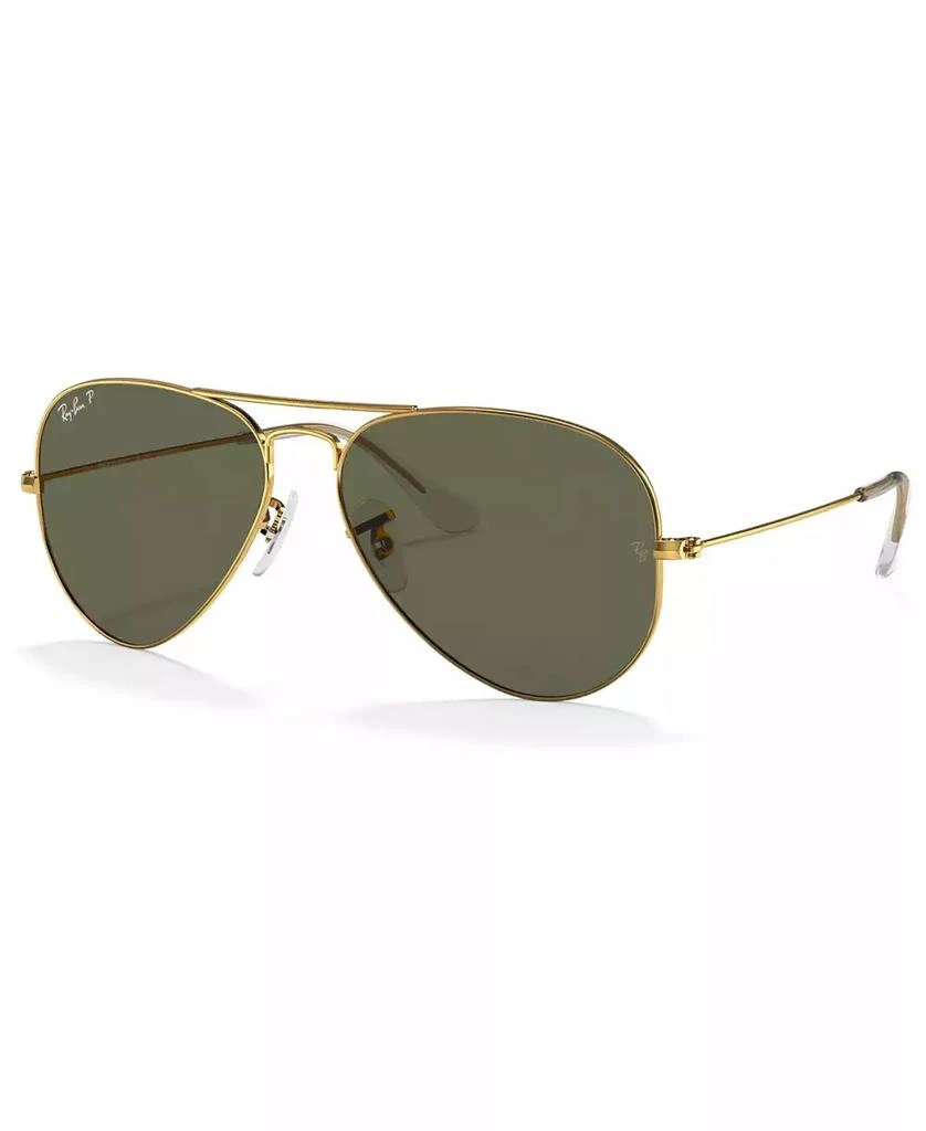 商品Ray-Ban|Unisex Polarized Sunglasses, RB3025 AVIATOR CLASSIC,价格¥1722,第1张图片