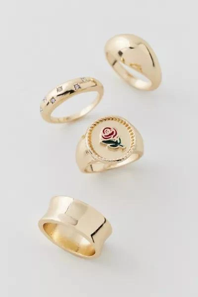 商品Urban Outfitters|Meadow Statement Ring Set,价格¥154,第1张图片