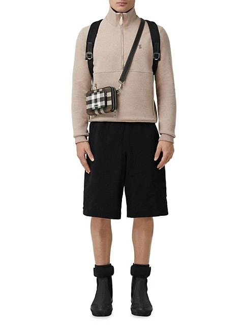 商品Burberry|Jake Check-Print Crossbody Bag,价格¥8604,第2张图片详细描述