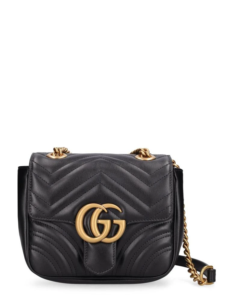 商品Gucci|Mini Gg Marmont Leather Shoulder Bag,价格¥18102,第1张图片