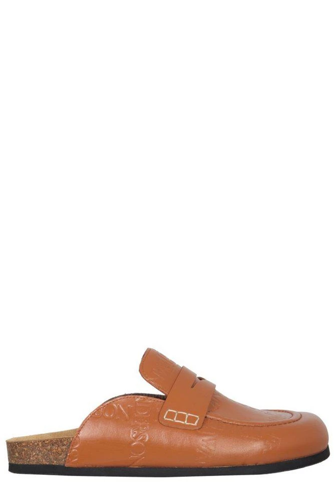 商品JW Anderson|JW Anderson All-Over Logo Debossed Mules,价格¥1890,第1张图片