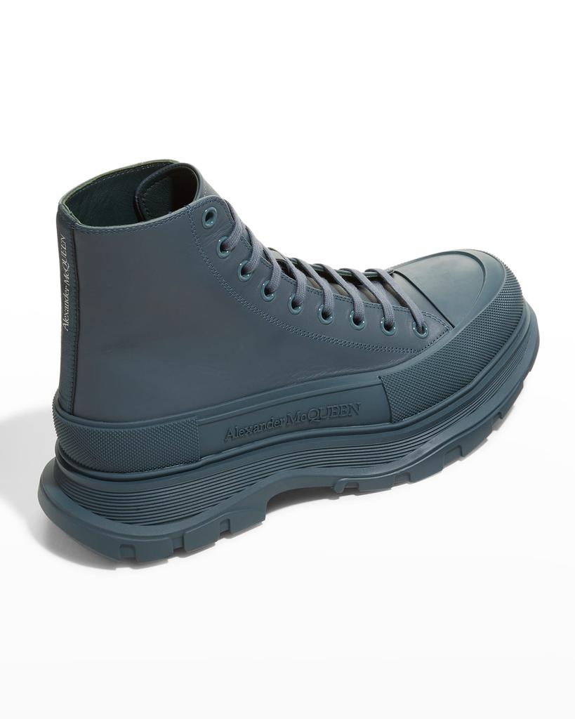 Men's Tread Slick Chunky-Sole Ankle Combat Boots商品第3张图片规格展示