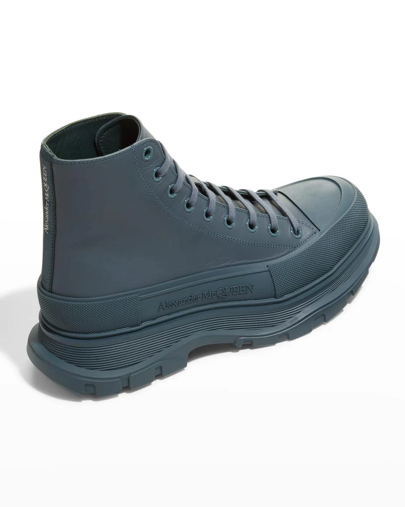 商品Alexander McQueen|Men's Tread Slick Chunky-Sole Ankle Combat Boots,价格¥2977,第3张图片详细描述