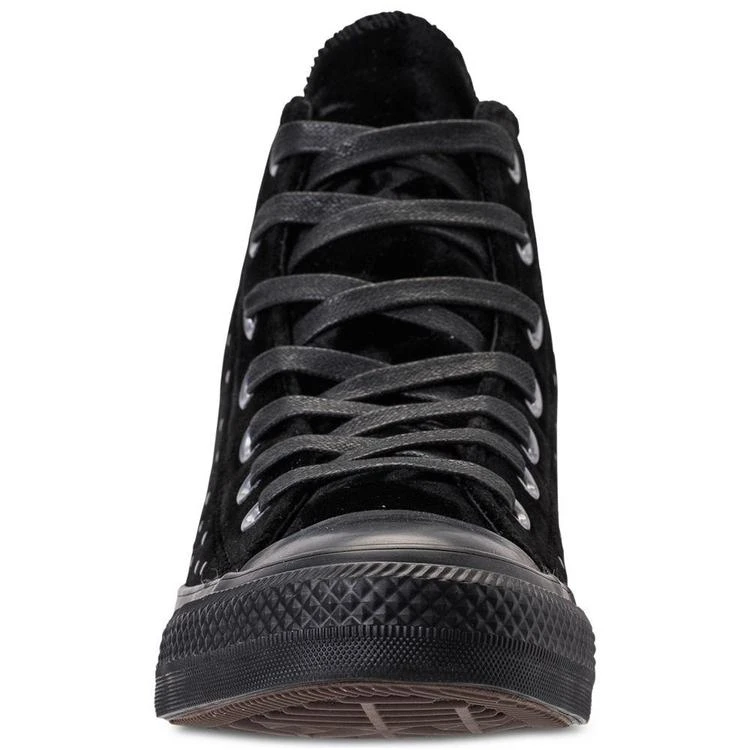商品Converse|Women's Chuck Taylor Hi Velvet Stud Casual Sneakers from Finish Line,价格¥519,第3张图片详细描述