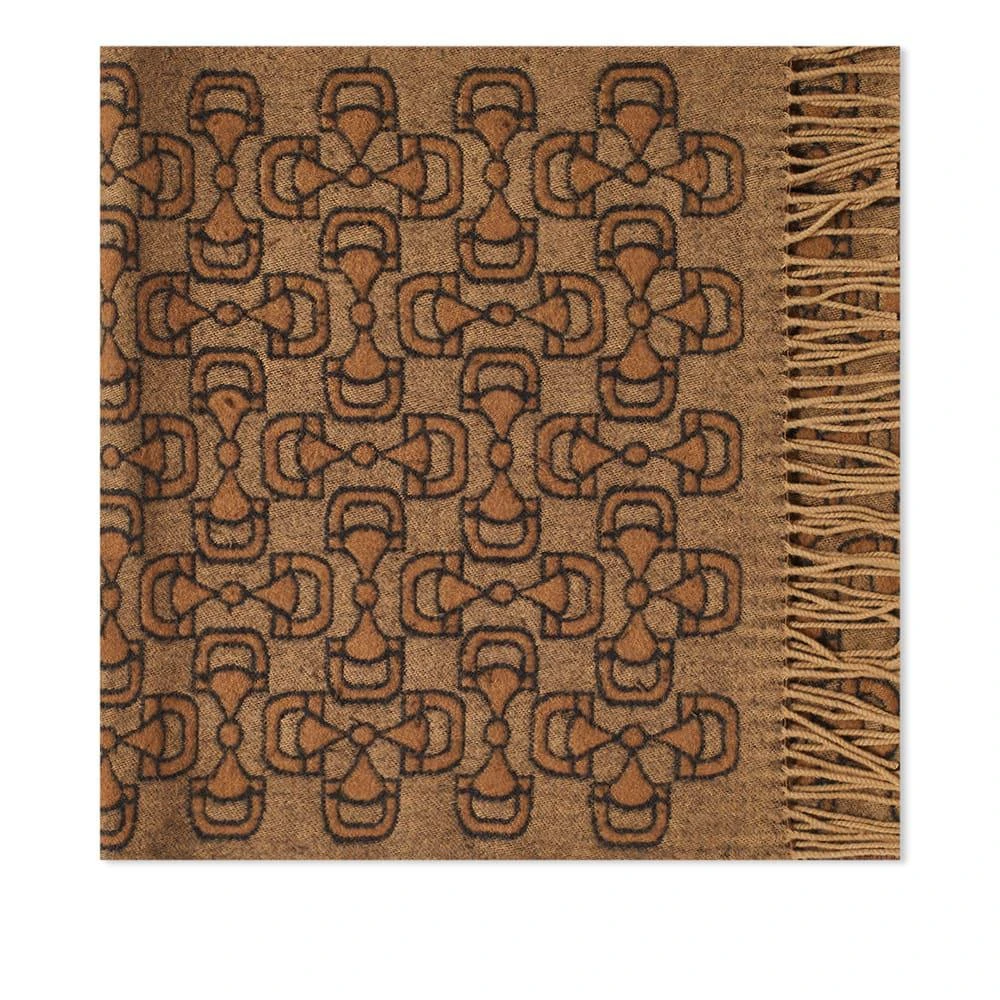 商品Gucci|Gucci Horse Bit Monogram Scarf,价格¥5326,第1张图片