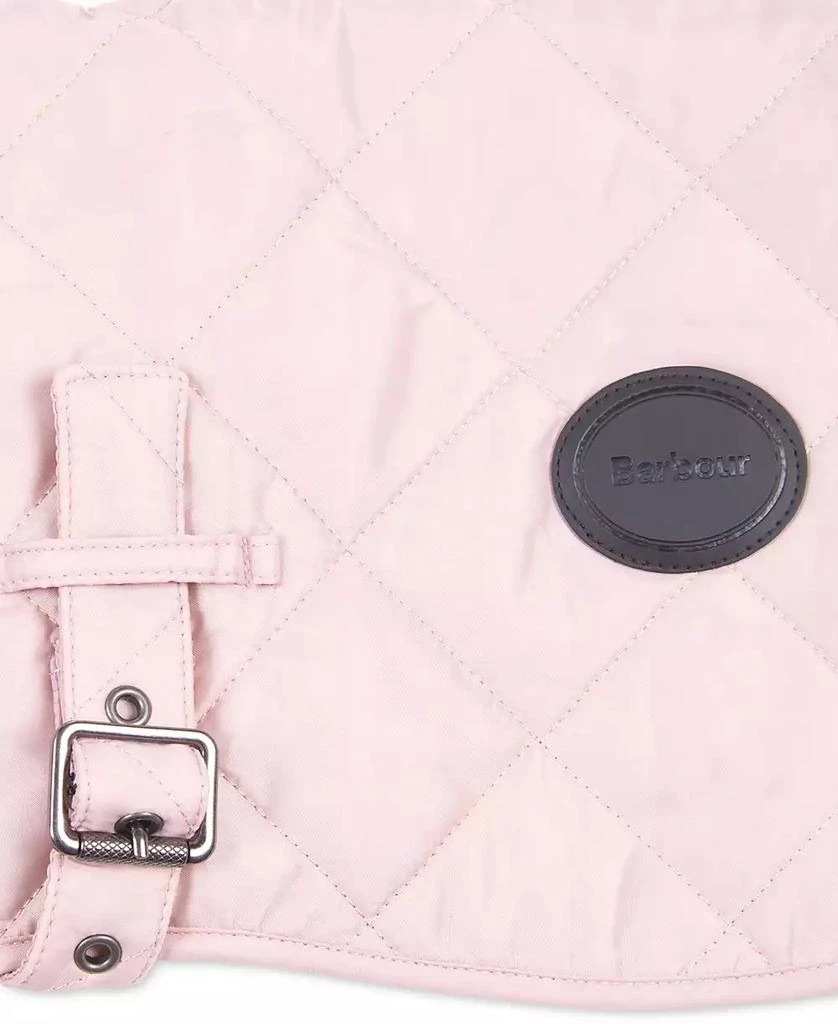 Diamond-Quilted Tartan-Lined Buckle Dog Coat 商品