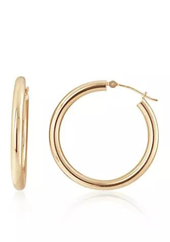 商品Belk & Co.|Hoop Earrings in 14K Yellow Gold,价格¥11442,第1张图片