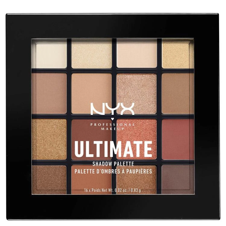 商品NYX Professional Makeup|十六色眼影盘 - Warm Neutrals,价格¥170,第1张图片