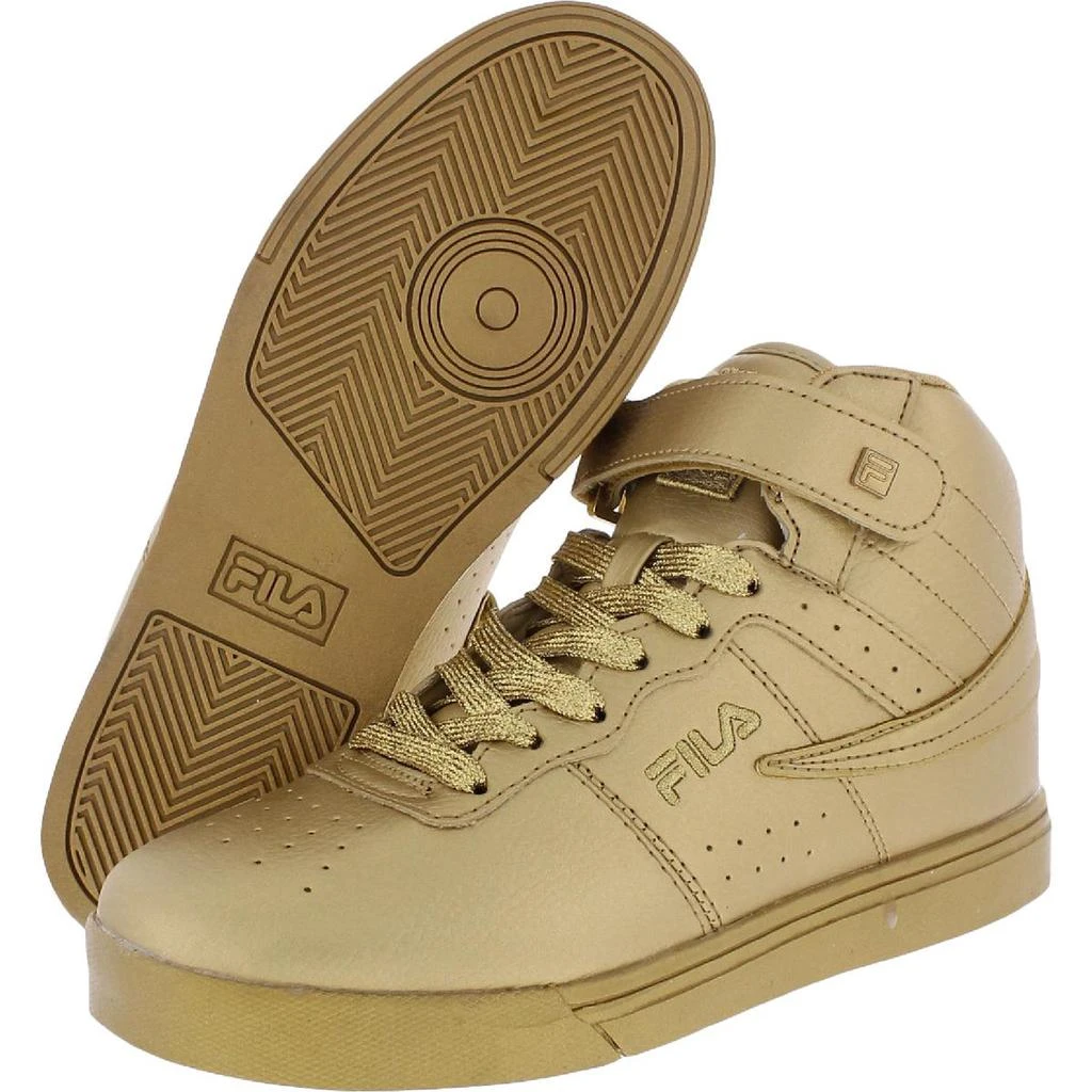 商品Fila|Fila Womens Vulc 13 Metallic Faux Leather Lace-Up Casual and Fashion Sneakers,价格¥137,第3张图片详细描述