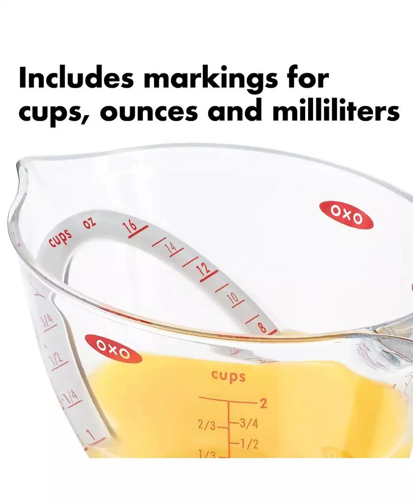 商品OXO|Good Grips 2-Cup Angled Measuring Cup,价格¥82,第3张图片详细描述