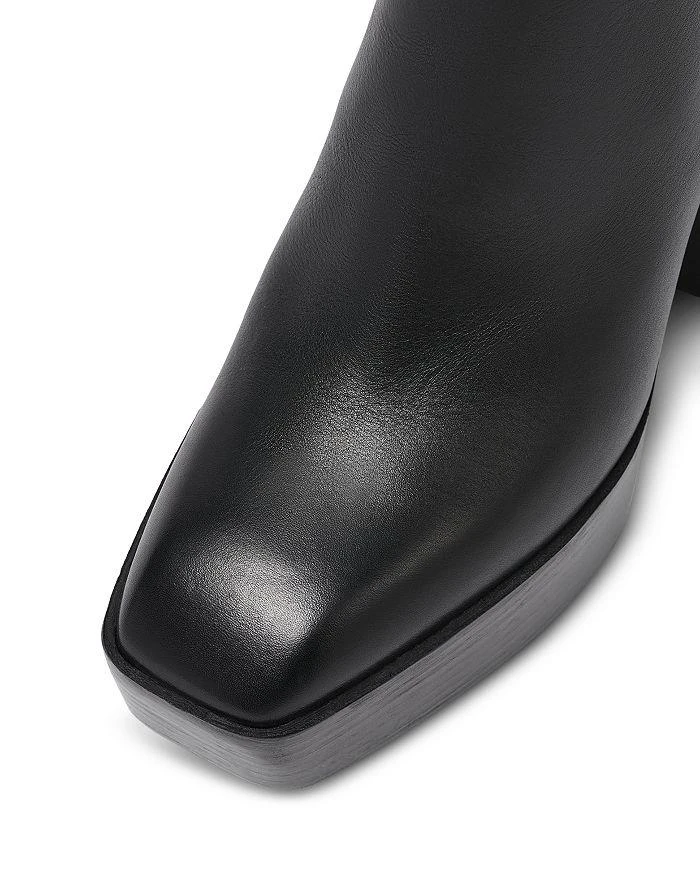 商品AEYDE|Women's Berlin Square Toe High Heel Platform Booties,价格¥4482,第4张图片详细描述