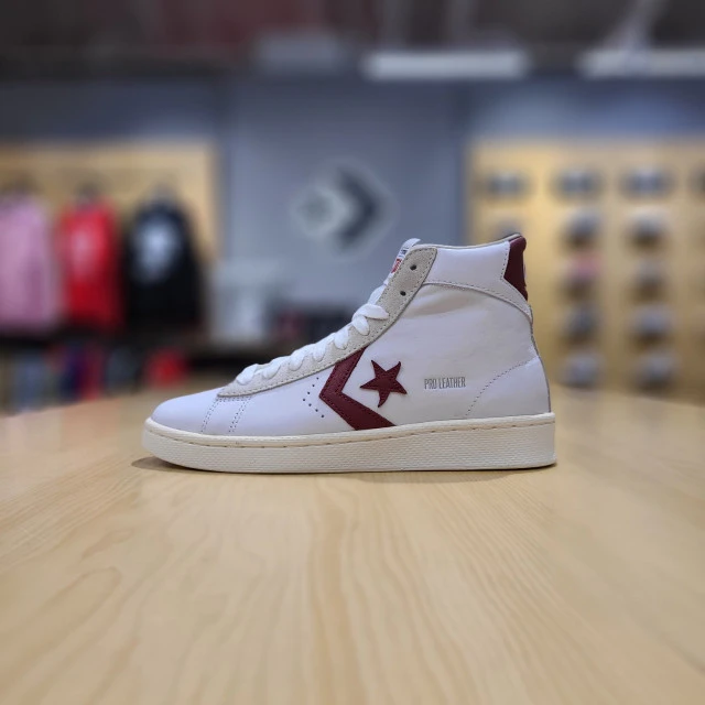 【韩国直邮|包邮包税】匡威 共用 PRO LEATHER HI 运动鞋 RED/EGRET 170648C 白色 商品