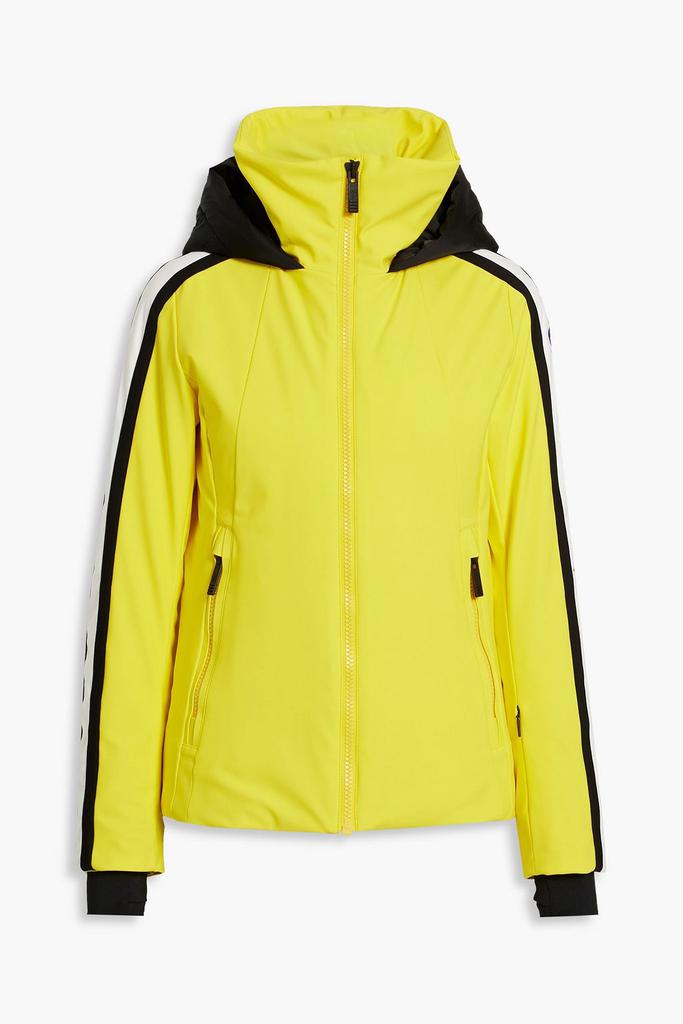 Sidonie padded striped hooded ski jacket商品第3张图片规格展示