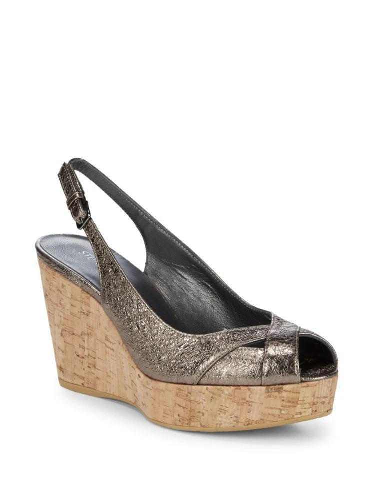 商品Stuart Weitzman|Vent Sling-Back Wedges,价格¥1104,第1张图片