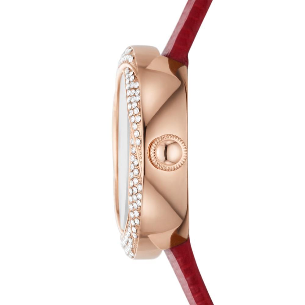 商品Emporio Armani|Women's Rosa Rose Gold-Tone Stainless Steel Strap Watch 26mm,价格¥2135,第4张图片详细描述