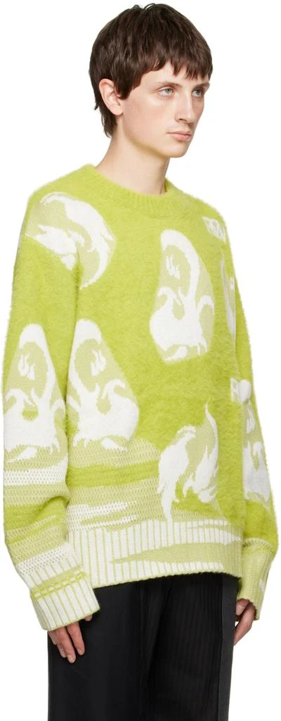 商品Feng Chen Wang|Yellow Jacquard Sweater,价格¥1281,第2张图片详细描述