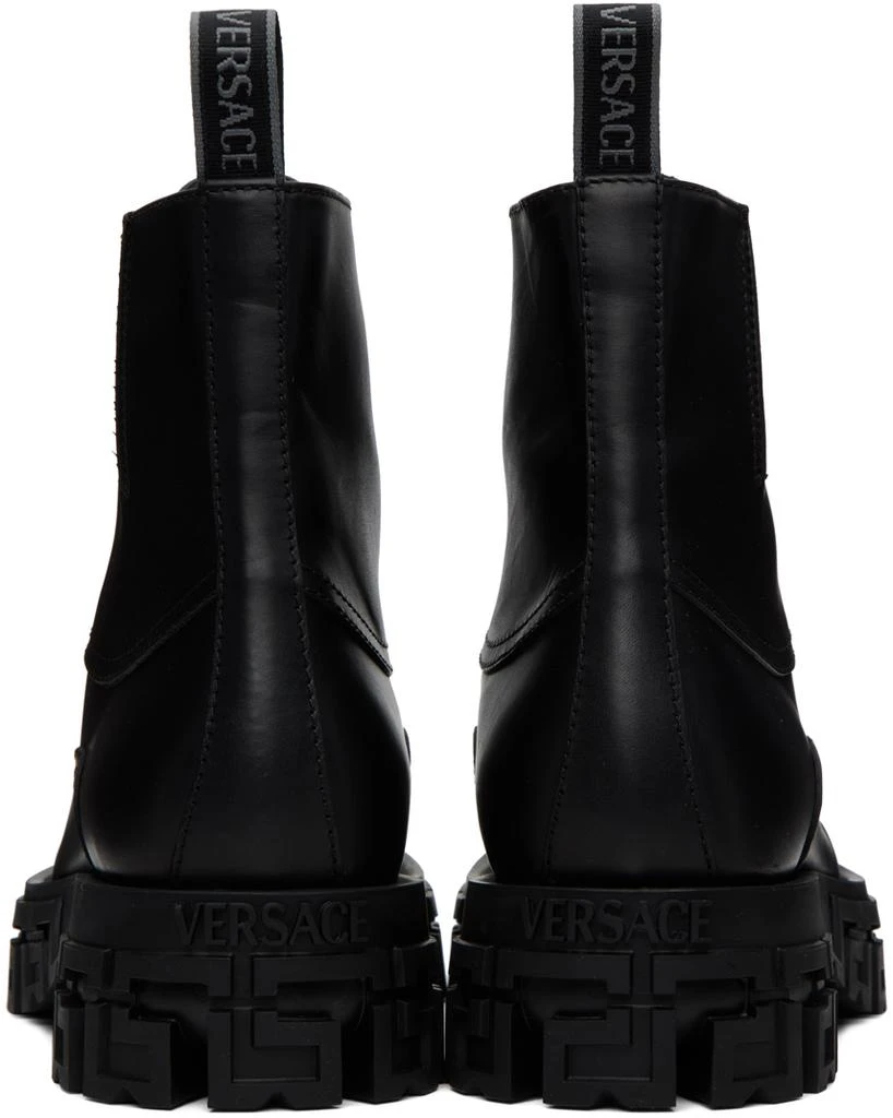 商品Versace|Black Greca Portico Boots,价格¥8254,第2张图片详细描述