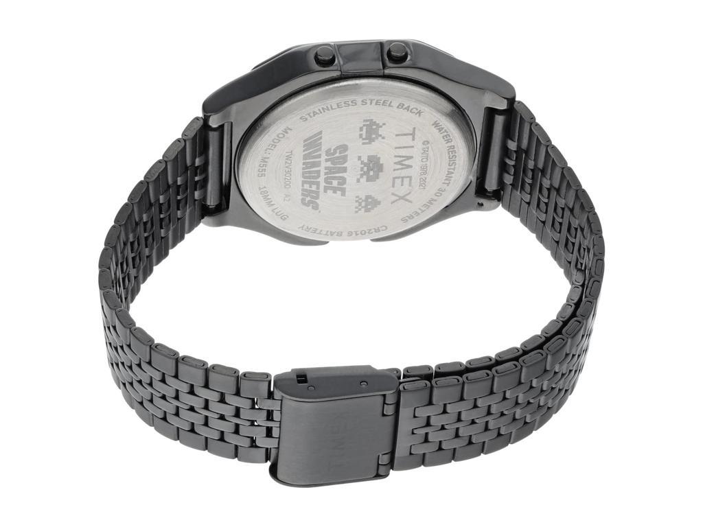 商品Timex|34 mm Timex T80 X Space Invaders Stainless Steel Bracelet Watch,价格¥656,第5张图片详细描述